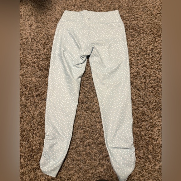 Betsey Johnson Light Blue Polka Dot Leggings - Picture 2 of 5